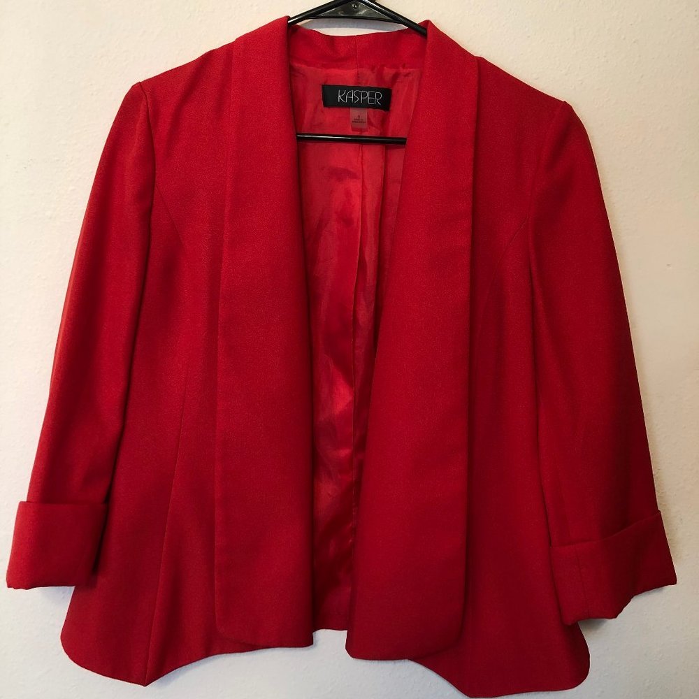 Kasper Red Blazer | Size: 6